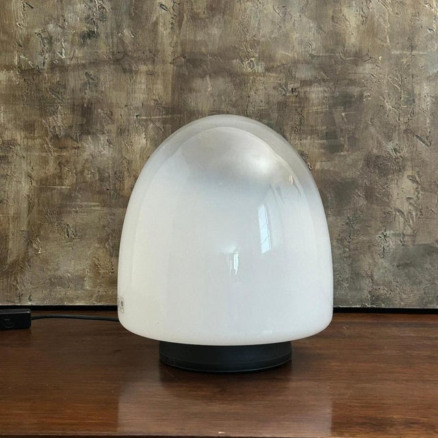 1970s Ebe 34 Table Lamp in Glass and Metal by Giusto Toso for Leucos, Italy, 1970s For Sale - Image 5 of 13