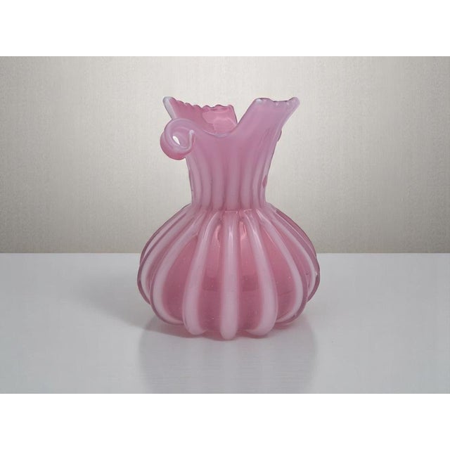 Murano Opaline Glass Vase from Seguso, 1960s For Sale - Image 11 of 12