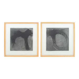 Robert O'Meara Abstract Composition Charcoals, 2