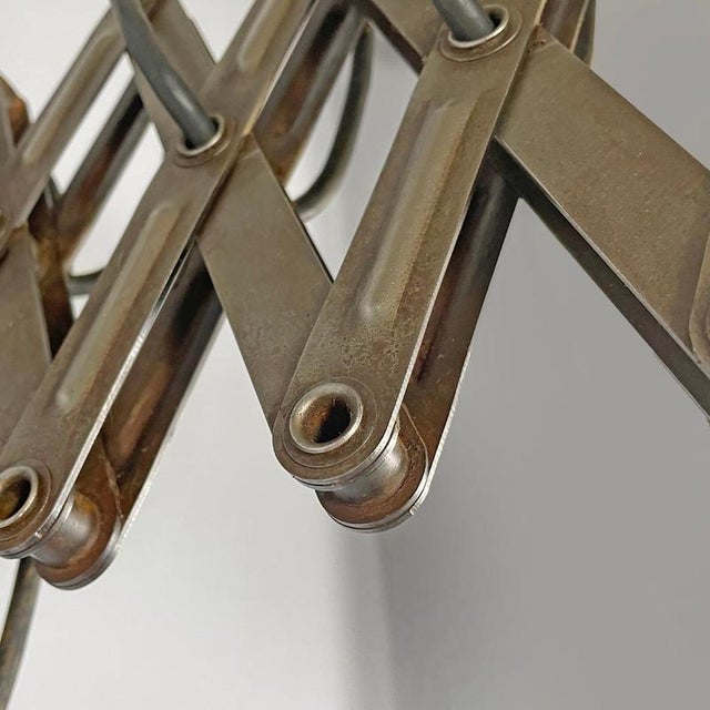 Mid-Century Modern Italian Pantograph Wall Lamps with White Metal Diffuser, 1960s, Set of 2 For Sale - Image 18 of 18