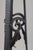 French Art Nouveau-Style Table Lamp in Cast Iron and Art Glass For Sale - Image 4 of 6