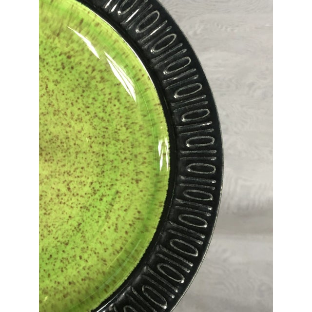 Vintage Red Wing Art Pottery Dish With Handle For Sale - Image 10 of 13