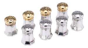 20th Century American Silver Salt & Pepper Shakers from Cartier, 1930s, Set of 8