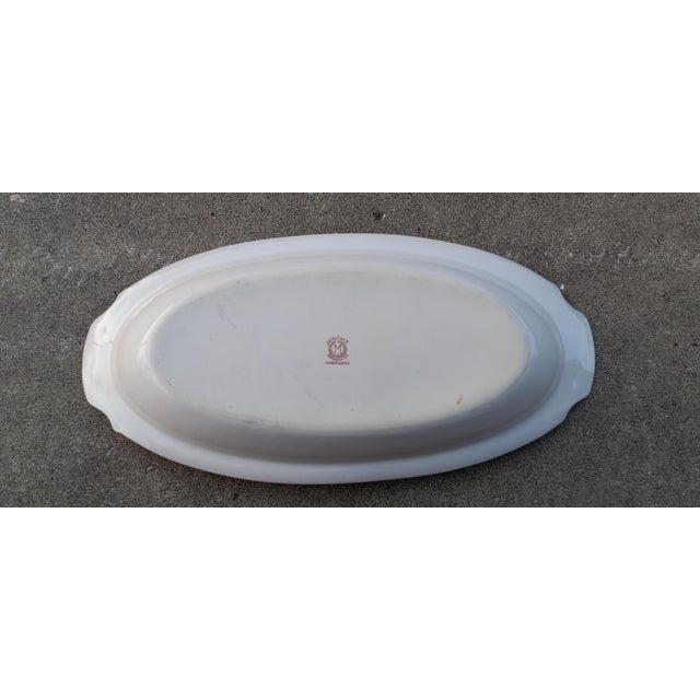 1920s Noritake Morimura Relish / Vanity Dish Egyptian Revival Japanese Luster Ware For Sale - Image 13 of 14