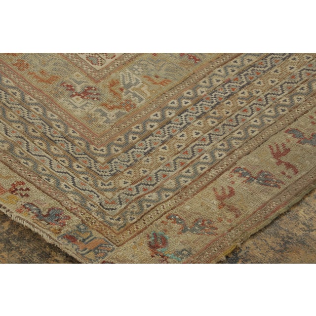 Vintage Turkish Anatolian Prayer Rug With Ivory & Gold Mihrab - Rug & Kilim For Sale In New York - Image 6 of 7
