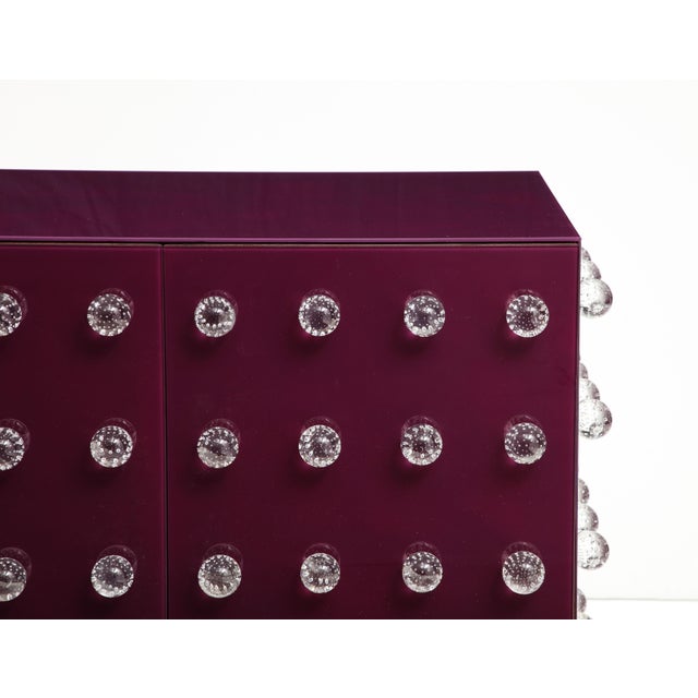 Gold Purple Kitchen Cabinet in Murano Glass from Justfurnituress SRL For Sale - Image 8 of 10