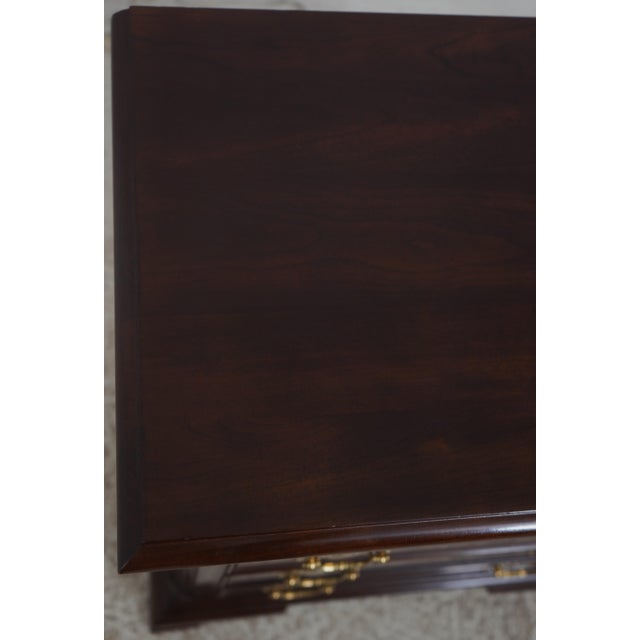 Stickley Colonial Williamsburg Mahogany Chest Nightstand For Sale - Image 14 of 18