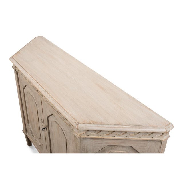 Stone Painted Credenza For Sale - Image 4 of 11