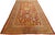 Antique Oushak Carpet, Oriental Rug, Handmade Rug Saffron, Light Blue and Coral For Sale - Image 9 of 18