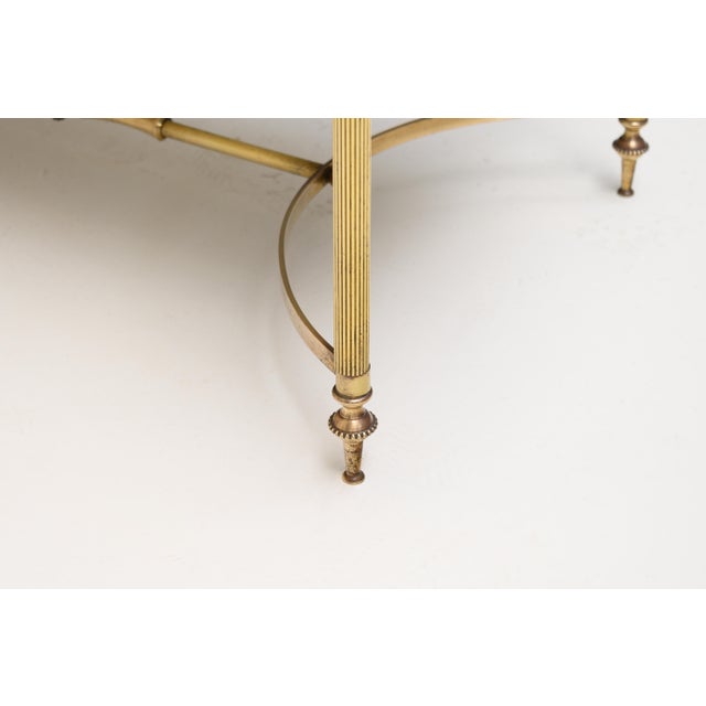 Metal Marble Topped Coffee Table, 1930s For Sale - Image 7 of 8