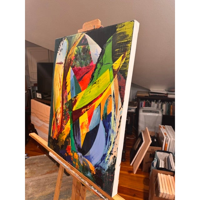 Spinnakers by Kathleen Varadi, 2018 Oil on Canvas For Sale - Image 9 of 14