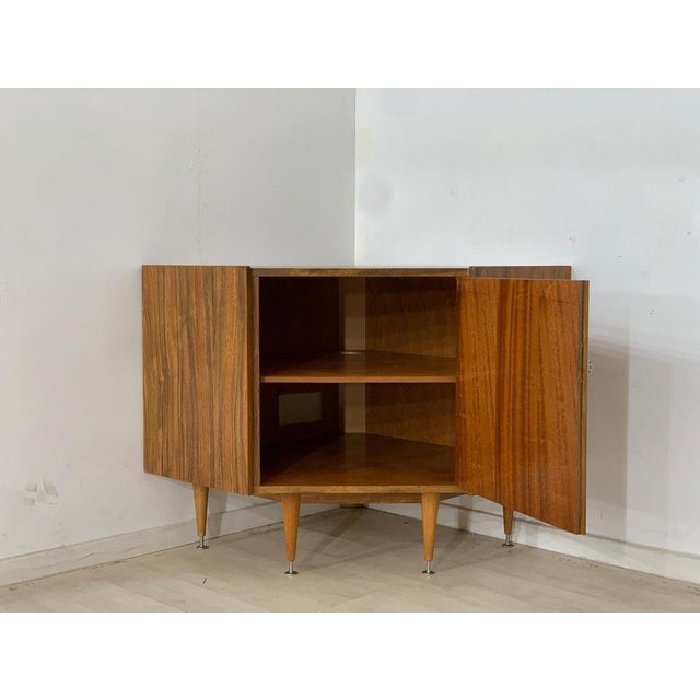 Vintage German Corner Dresser, 1960s For Sale - Image 3 of 9