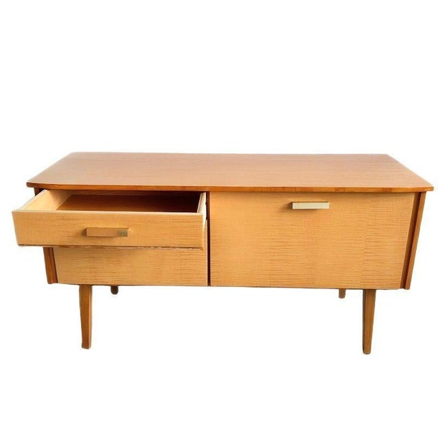 Mid-Century Modern Lowboard with High Gloss Duo-Tone Wood, 1950s For Sale - Image 4 of 8