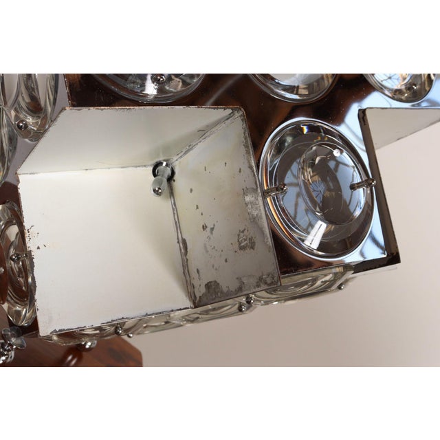 Vintage Italian Modernist "Stilkronen" Chrome Table Lamp by Oscar Torlasco For Sale - Image 11 of 18
