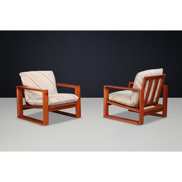 Mid-Century Modern Lounge Chairs attributed to Miroslav Navrátil, Former Czechoslovakia, 1970s, Set of 2 For Sale - Image 10 of 17