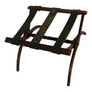 Mid 20th Century Folding Wooden Luggage Rack by Millersburg Products Co., Pa