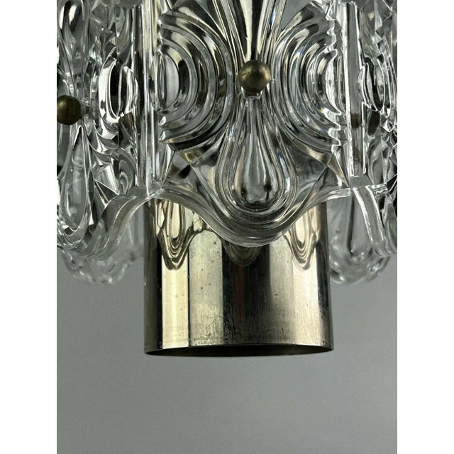 Mid-Century Space Age Glass Ceiling Pendant Lamp For Sale - Image 6 of 12