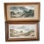 Mid 20th Century Dorise Olson Mina-Mora - Two Coastal Beach Watercolors - Set of 2 For Sale