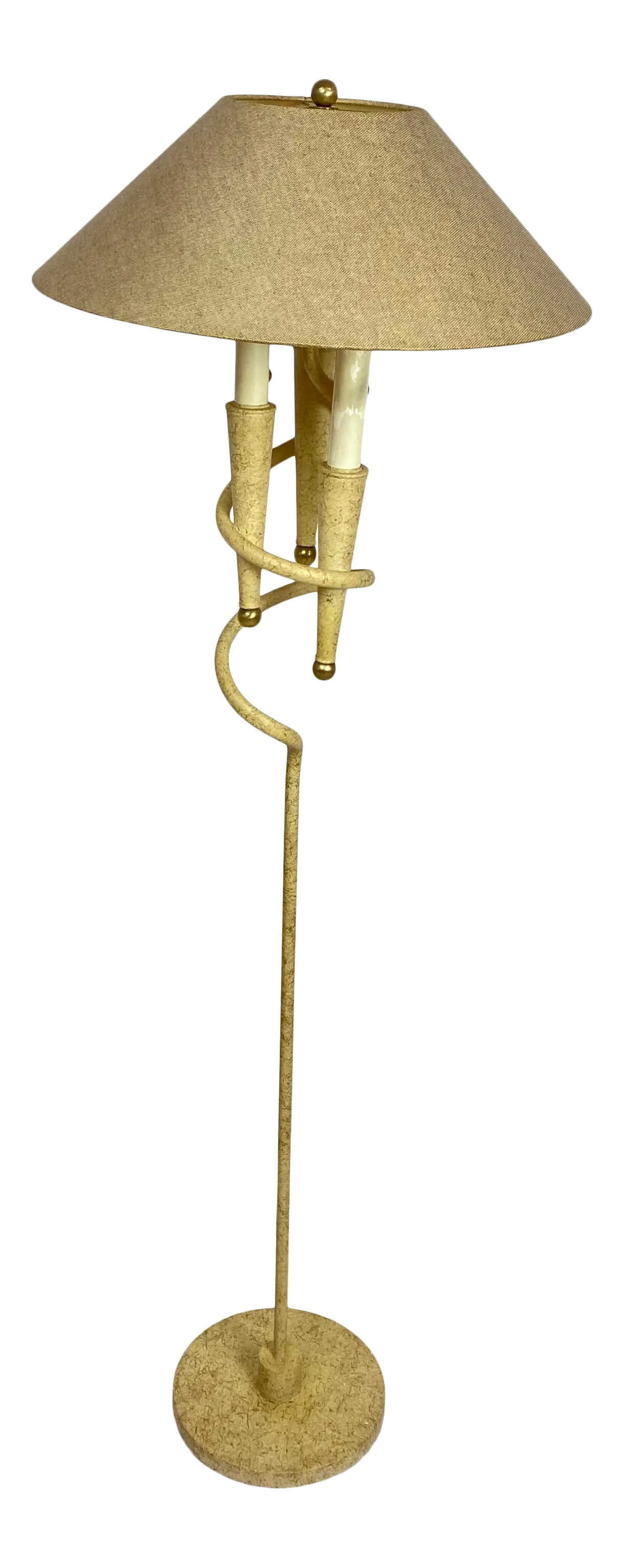 Vintage 1990s Frederick Cooper Floor Lamp | Chairish