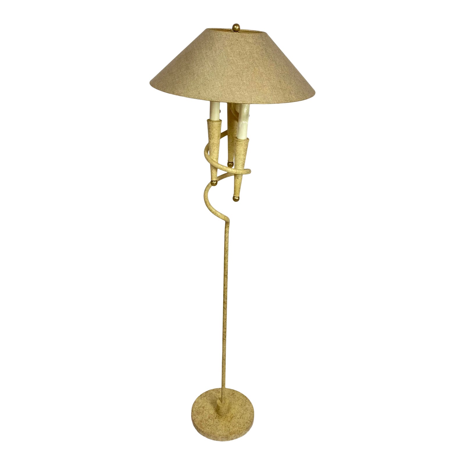Vintage 1990s Frederick Cooper Floor Lamp | Chairish