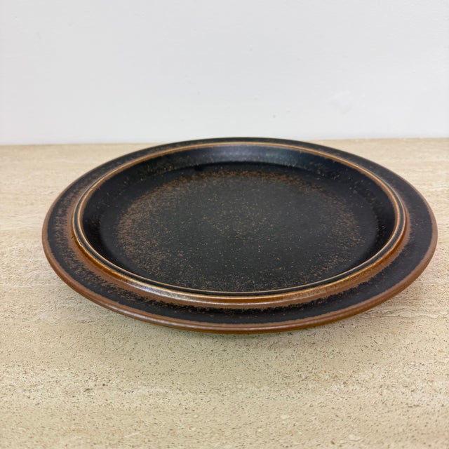 Large Model Ruska Serving Plate by Ulla Procope for Arabia, 1970s For Sale - Image 6 of 10