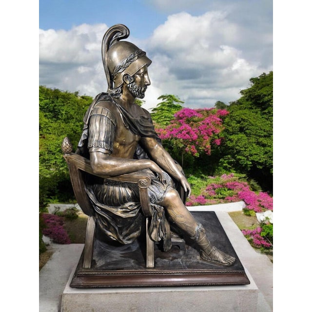 Monumental Roman Bronze Sculpture, 1950 For Sale - Image 6 of 18