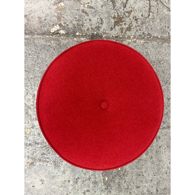 Room & Board Murphy Stool Walnut + Upholstery For Sale In San Francisco - Image 6 of 12