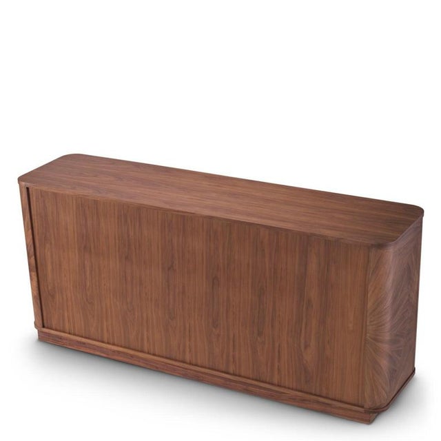 2000 - 2009 Dresser in Light Walnut Veneer with Decorative Inlay For Sale - Image 5 of 10