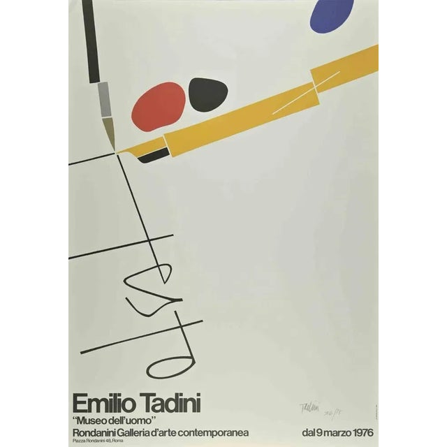 Museum of Man is a print on cardboard realized in 1976. Screen print and lithograph. Hand signed. Numbered, Edition of 75...