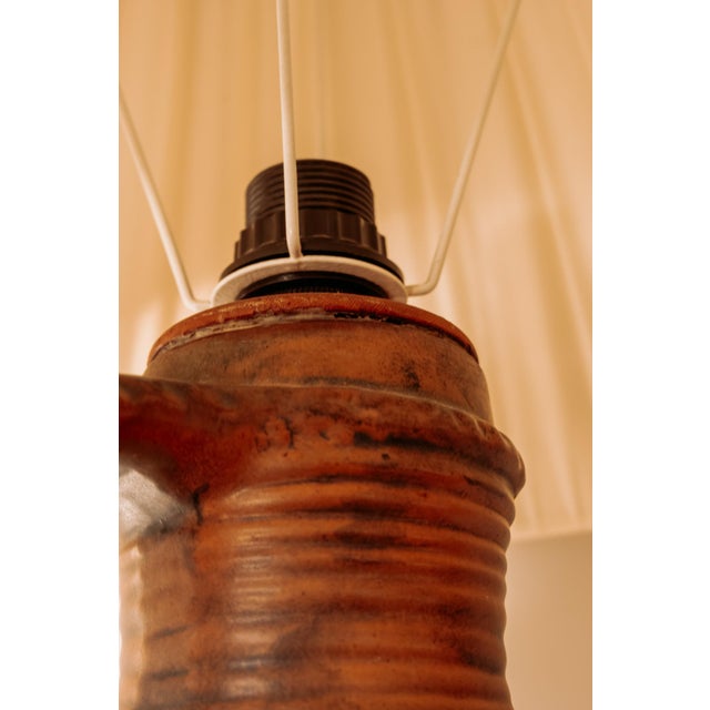 Vintage Ceramic Vase Lamp, West Germany, 1970s For Sale - Image 11 of 13
