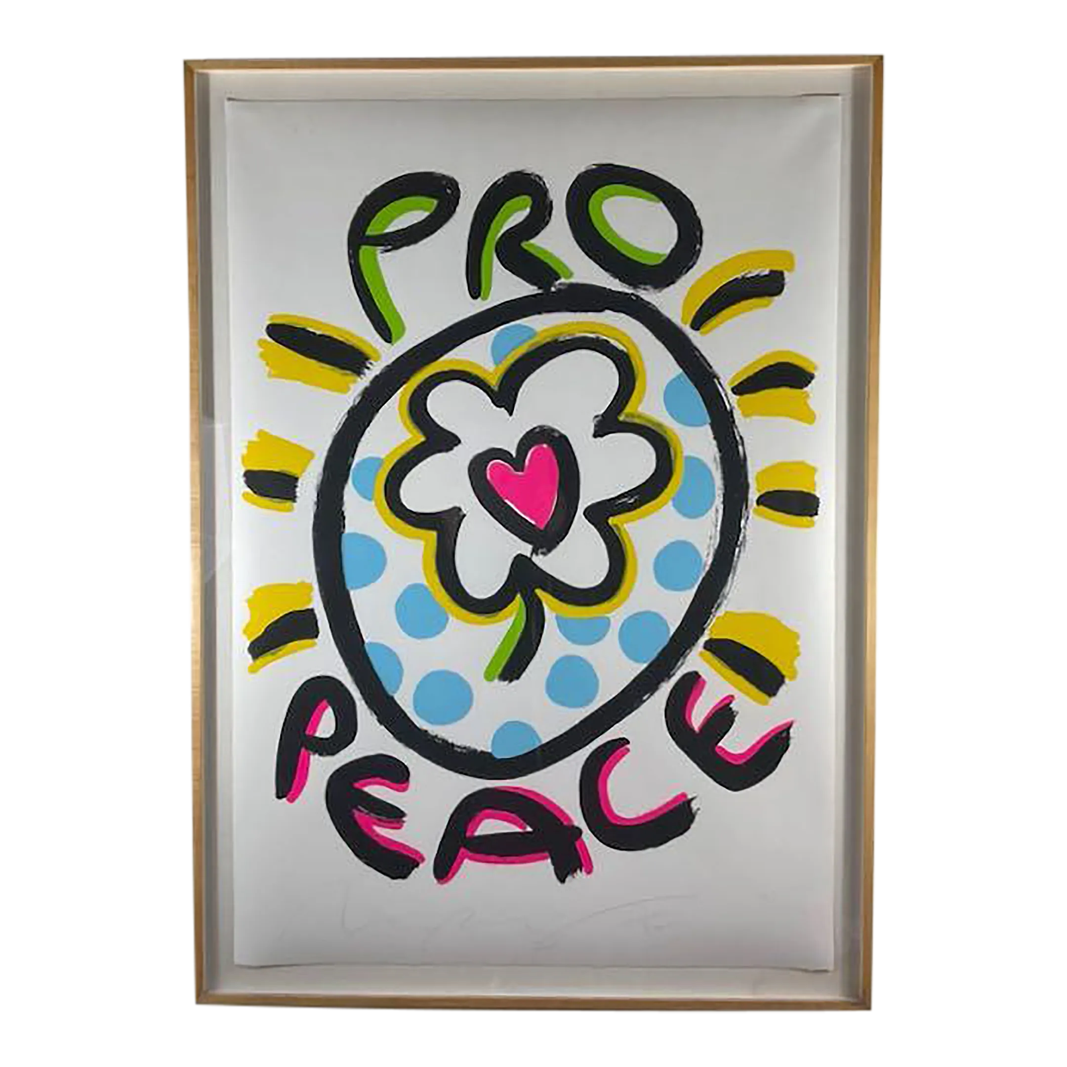 ミステリアスアイ / 油絵 Andre Miripolsky, Pro Peace, Signed Artist Proof - Limited | Chairish