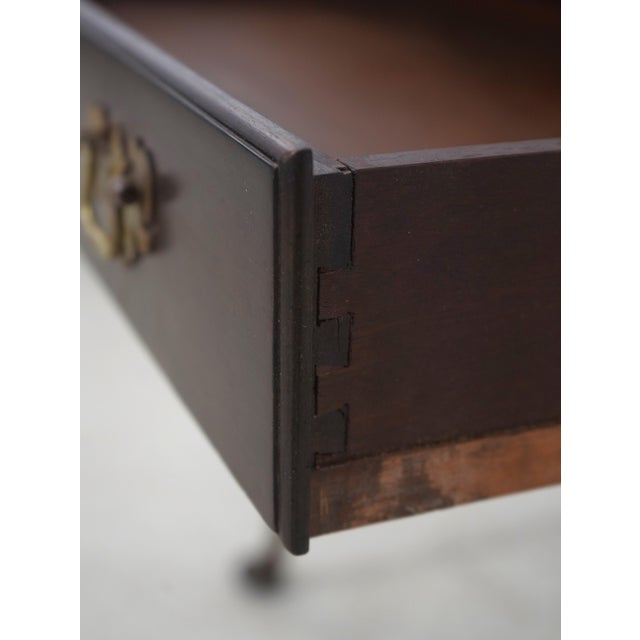 1960s Kittinger -Biggs 1 Drawer Mahogany Dressing Table For Sale - Image 5 of 18