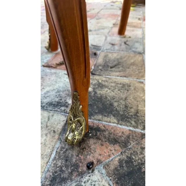 Cream Late 20th Century Louis XV-Style Dining Chairs by La Maison Élégante Pour Les Meubles Français- Set of 6 For Sale - Image 8 of 17