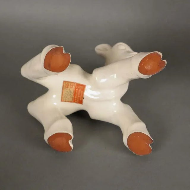Art Deco Ceramic Suni Figurine by Ludwig König for Karlruher Majolika For Sale - Image 3 of 11