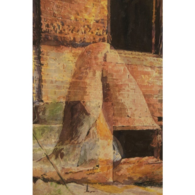 Donald Werden (American, 1921- 1991) 'Phoenix II' Abstract Watercolor Painting For Sale - Image 11 of 12