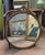 1920s Round Gilt Plaster and Wood Mirror For Sale - Image 4 of 8