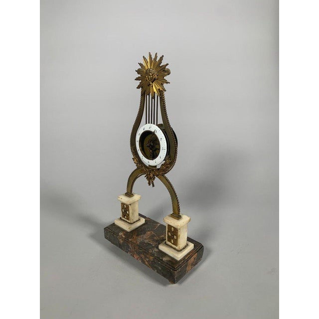 Louis XVI period skeleton clock For Sale - Image 4 of 11