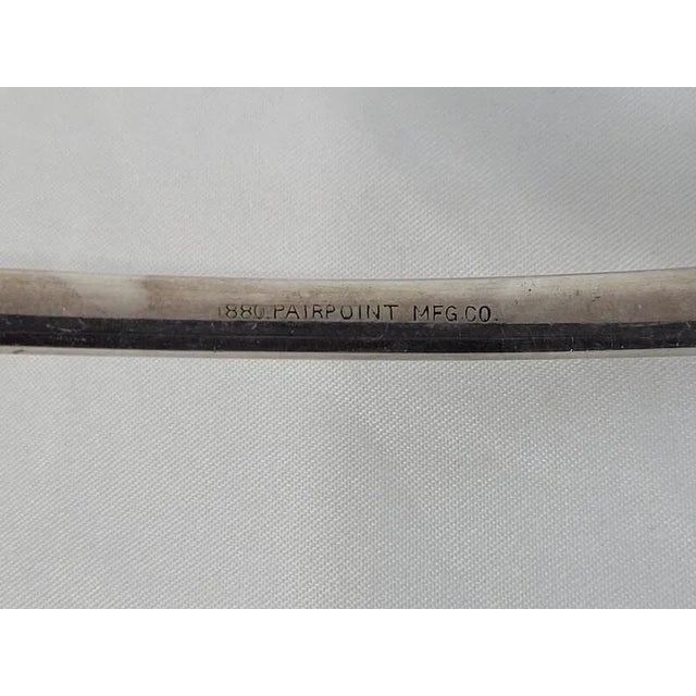 2000s Silverplate Shell Pattern Soup or Punch Ladle For Sale - Image 4 of 5