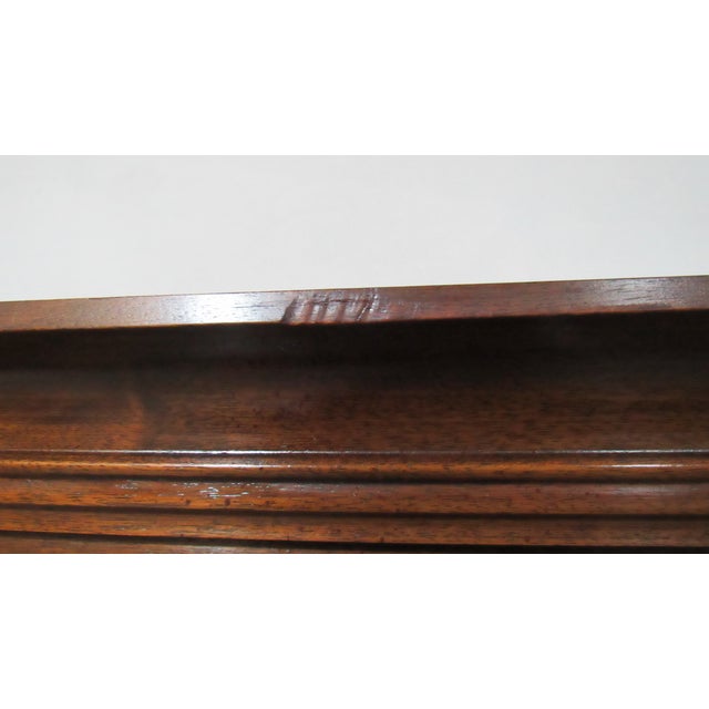 Wood 1980s Henkel Harris Mahogany Corner Cabinet Hutch Cupboard For Sale - Image 7 of 12