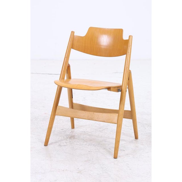 SE 18 Folding Chairs by Egon Eiermann for Wilde + Spieth, Set of 4 For Sale - Image 6 of 17