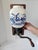 Farmhouse Charming Vintage Wall Mounted Manual Delft Blue Coffee Grinder for Your Country Kitchen For Sale - Image 3 of 9