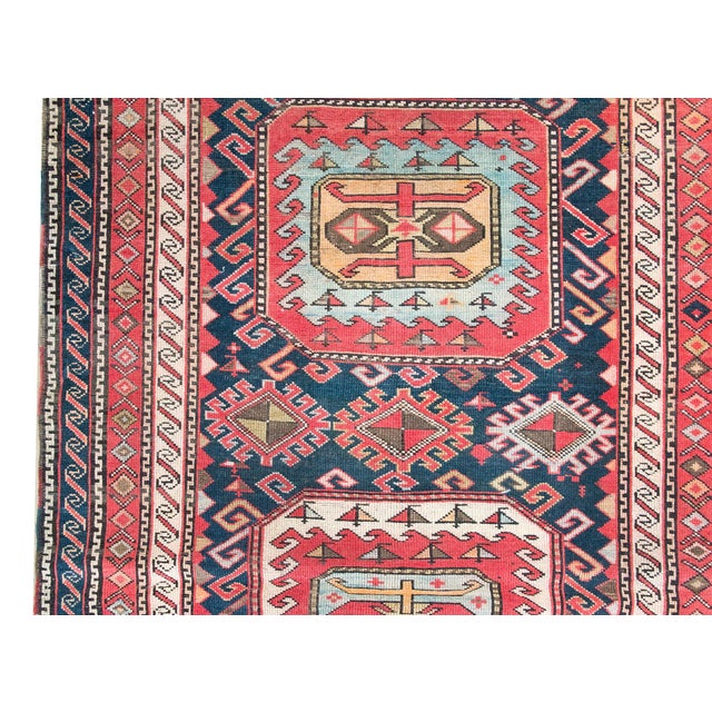 Textile Early 20th Century Persian Shrivan Rug For Sale - Image 7 of 15