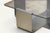 Gray Coffee Table in Brushed Steel and Smoked Glass, 1970s For Sale - Image 8 of 14