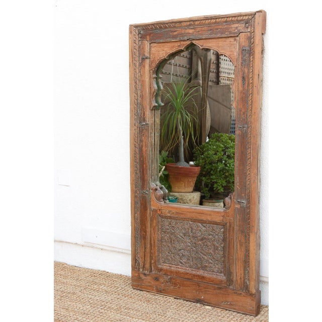 2000 - 2009 Antique Architectural Mughal Arch Mirror For Sale - Image 5 of 9