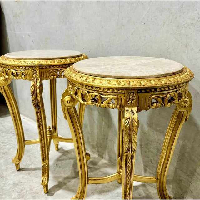 In love with the design. Beautiful side table with gold details. This table can be used for decoration in the hallway or...