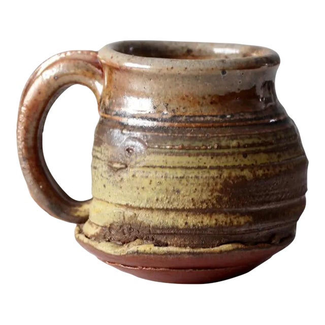 Vintage Amerian Studio Pottery Mug For Sale