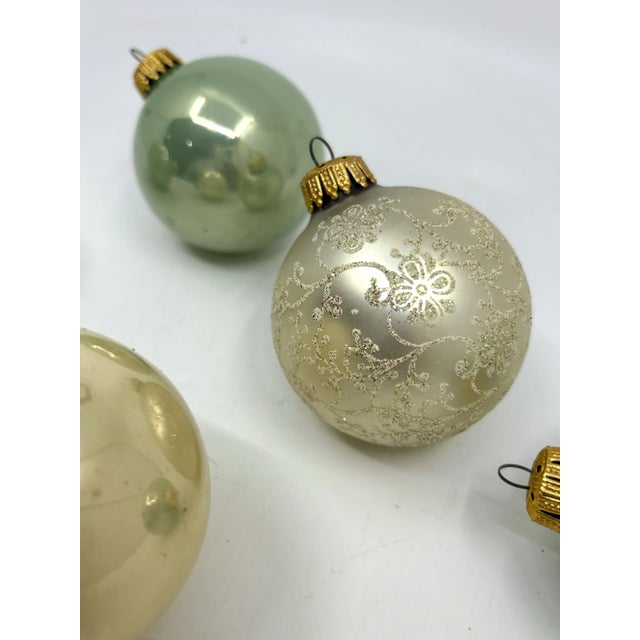 Mid 20th Century Vintage Holiday Glass Ornaments Made in Germany - Set of 11 For Sale - Image 5 of 11