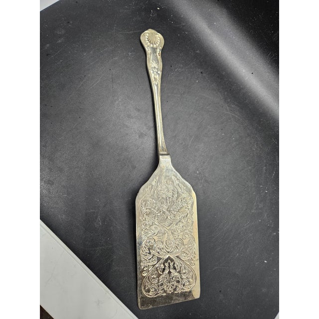 VTG Sheffield Silver Plate Lasagna Cake & Pie Server Italy