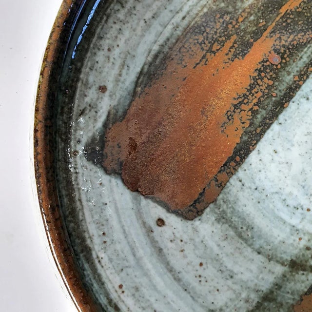 1970s Mid-Century Brutalist Ceramic Bowl by Drejargruppen for Rörstrand, Sweden For Sale - Image 5 of 12