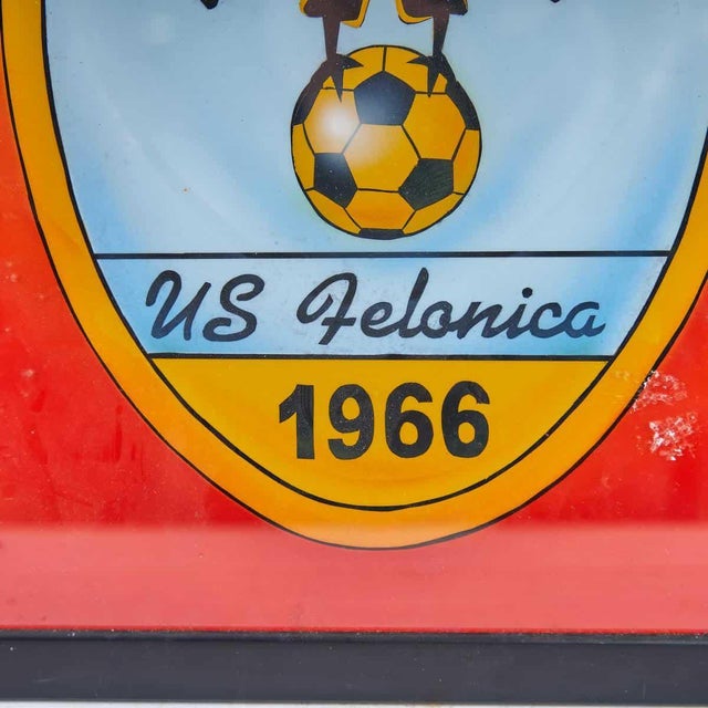 Football History Print US Felonica Plaque 1966, 2006, Wood For Sale - Image 5 of 6
